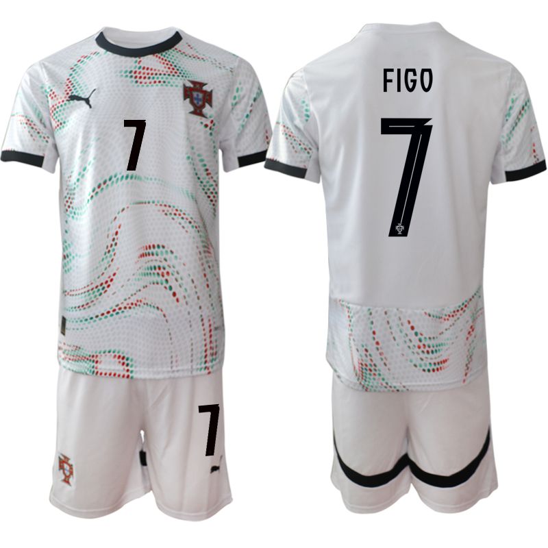 Men 2025-2026 Season Portugal away White #7 Soccer Jerseys->portugal jersey->Soccer Country Jersey